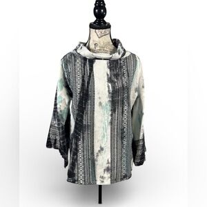 Ivy Jane Embroidered Cotton Monochrome Top Size M (see measurements)